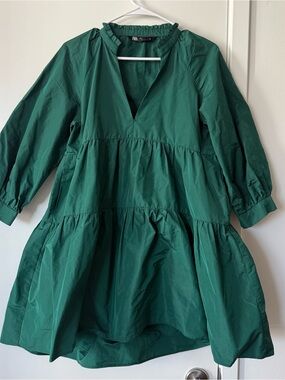 Zara Green Mini Dress